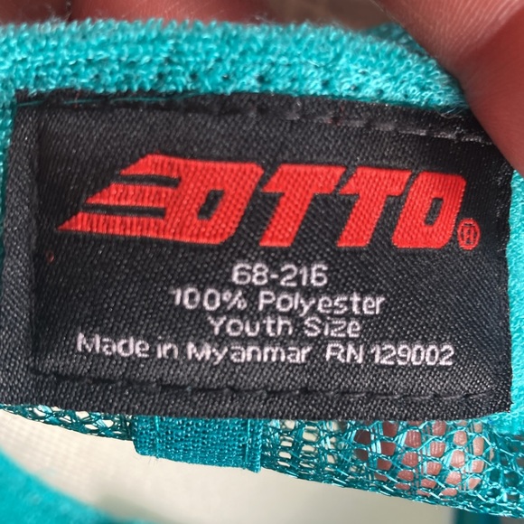 Youth Otto NWOT Tennis Friends Trucker Hat Turquoise &White - Picture 6 of 7